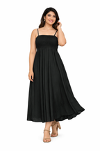 Women’s Premium Black Full Length Maxi Dress