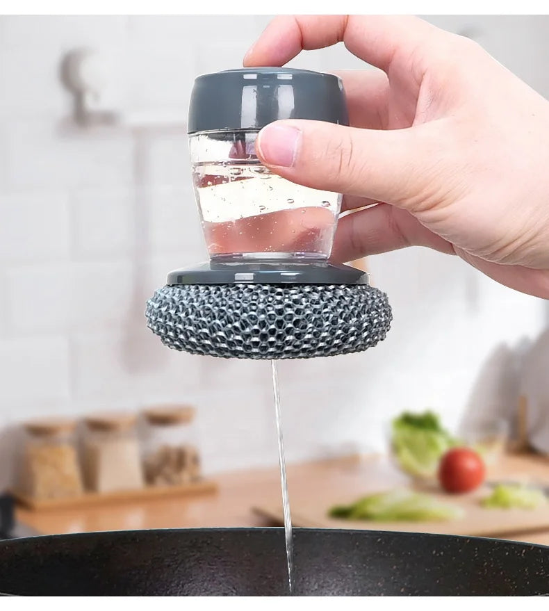 Automatic Dish Soap Dispensing Brush