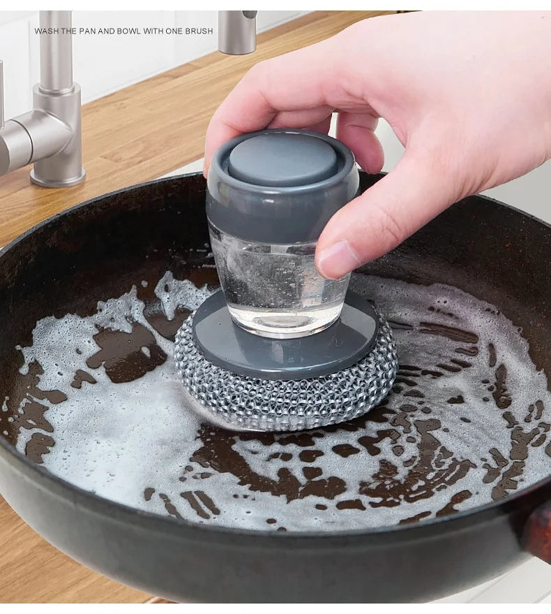 Automatic Dish Soap Dispensing Brush