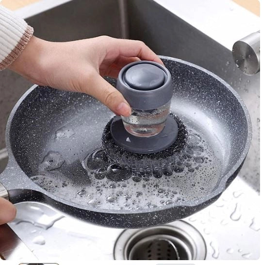 Magic Soap Dispensing Kitchen Brush-Pack of 2
