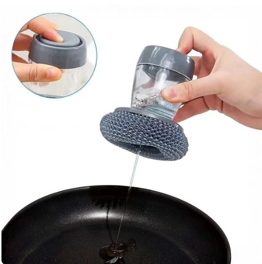 Magic Soap Dispensing Kitchen Brush-Pack of 2