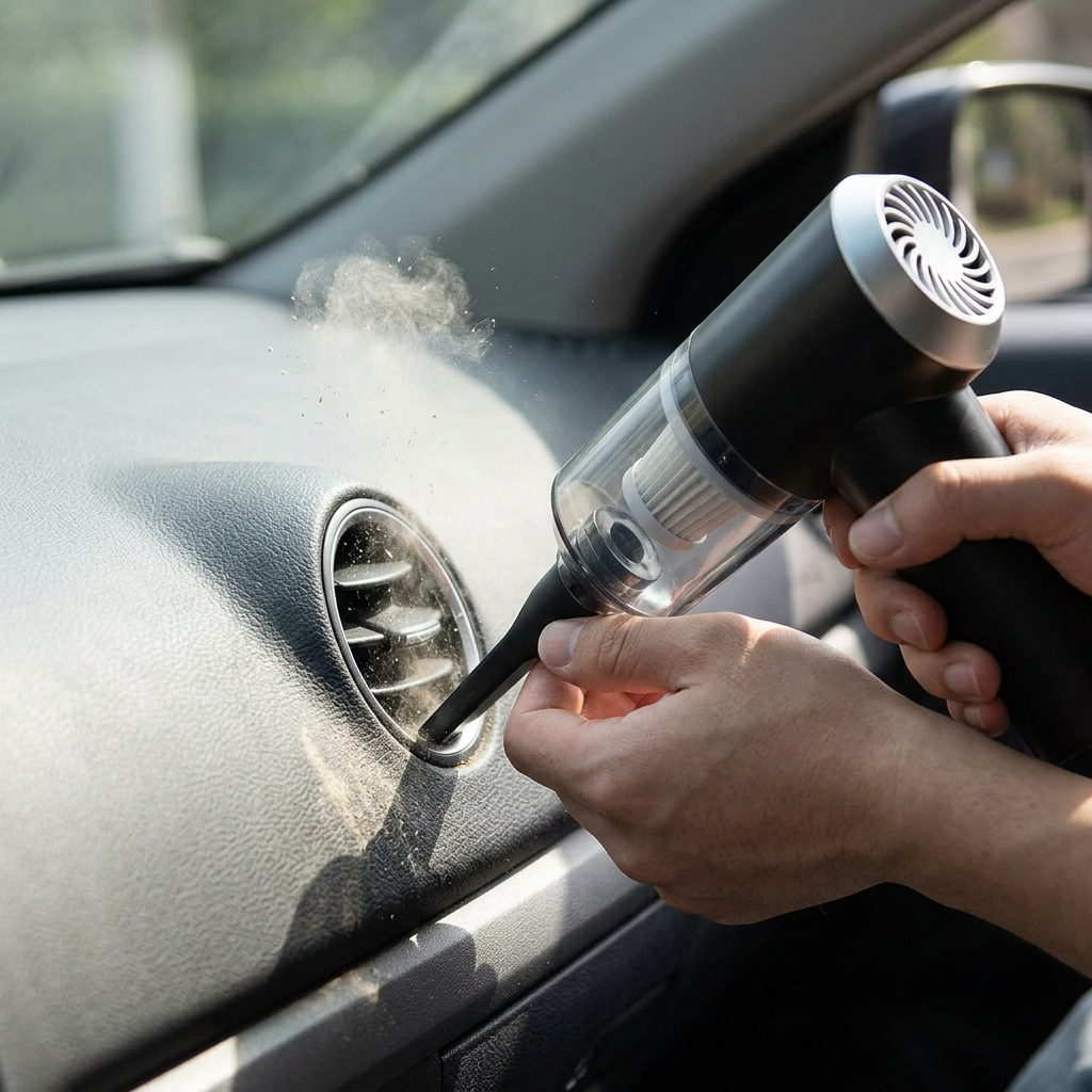 Cordless Multi-Functional Air Duster Cleaner – Portable Rechargeable Electric Dust Blower for Keyboard, Laptop, Car & Home